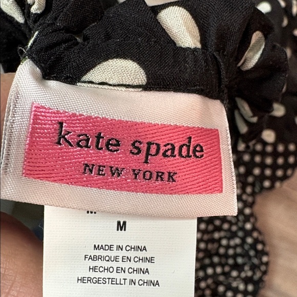 Kate Spade Lia Polka Dot Maxi Dress Size Medium - Picture 6 of 7